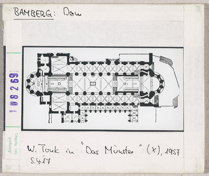 Vorschaubild Bamberg: Dom, Grundriss 